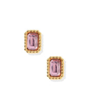 Screwback Stud Earrings - Madison Pink