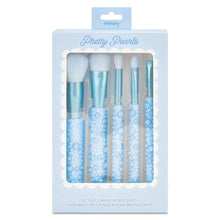 Blue Pearl Makeup Brush Set - 5 pieces
