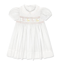 Ruth Ribbon Dress Blessings White, Pleasant Pink