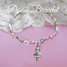 Ballerina Bracelet 6" with Pastel Crystals CJ-385