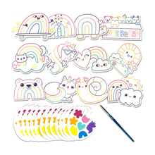 Playful Painters Easy Watercolor Painting Kit - Rainbow Cuties