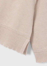 Knitted smooth sweater Beige