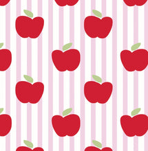 Libby Girls' Dress - Schoolhouse Apples Pink
