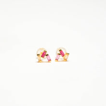 Pink Stardust Trio Earrings