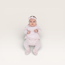 Pink Bow Jogger Knit Set