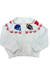 Boys Fair Isle Sweater Royal Blue & Red