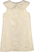 Golden Flowers A-Line Dress