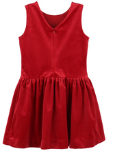 Deluxe Velvet Princess Dress Red