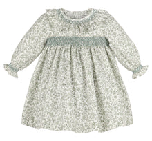 Heirloom Floral Dress, Green