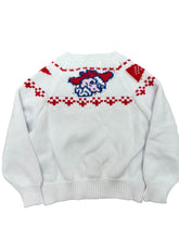 Boys Fair Isle Sweater Royal Blue & Red