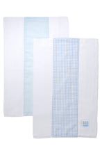 Lullaby Blue Set of Two Fabric Burps