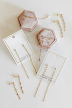 Screwback Stud Earrings - Devin Duster Silver
