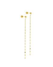 Screwback Stud Earrings - Devin Duster Gold