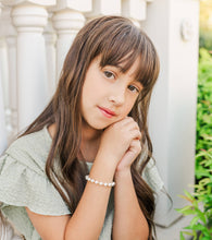 Little Girls 14K Gold-Plated Chunky Pearl Bracelet for Kids