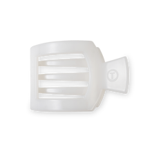 Coconut White Small Flat Square Clip