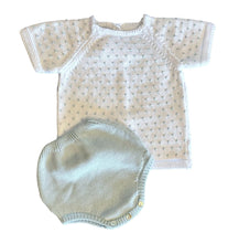 Dot Diaper Set Light Blue