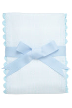 Lullaby Blue Fancy Fabric Burp