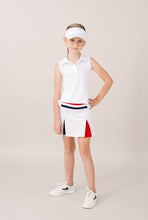Courtney Skort - Pure Coconut, Candy Apple Red, Nantucket Navy 4T
