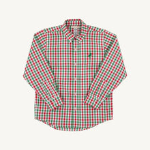 Dean's List Dress Shirt Richmond Red & Kiawah Kelly Green Gingham