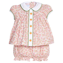 Ruffled Sally Bloomer Set Pumpkins