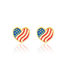 Heart of the USA | Cutie Stud Earrings | 4th of July