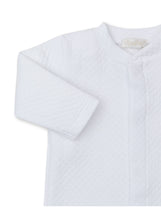 White/Blue Premier Giraffe Jacquard Footie