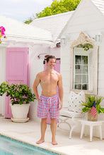Men’s Toddy Swim Trunk, Lawn Party Plaid