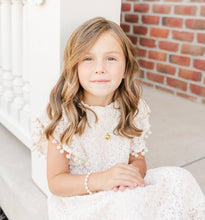 Little Girls 14K Gold-Plated Chunky Pearl Bracelet for Kids