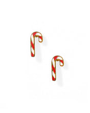 Screwback Stud Earrings - Peppermint Twist