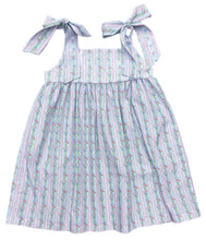 THEA DRESS/ PINK-BLUE FLORAL