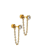 Screwback Stud Earrings - Indy Gold