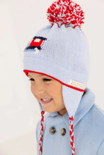 Parrish Pom Pom Hat Beale Street Blue/Train