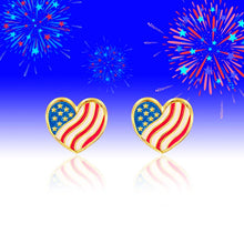 Heart of the USA | Cutie Stud Earrings | 4th of July