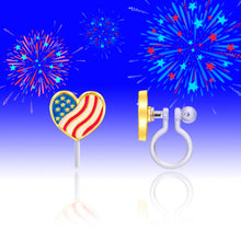 CLIP ON Cutie Earrings | Heart of the USA