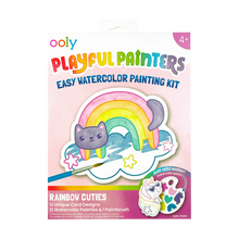 Playful Painters Easy Watercolor Painting Kit - Rainbow Cuties