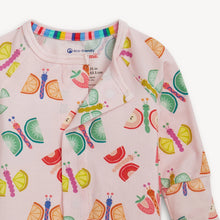 Magnetic Convertible Footie Romper - Fruit Flies
