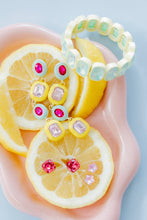 Screwback Stud Earrings Lux - Candy Star Bubblegum Pink