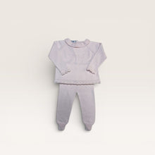 Pink Bow Jogger Knit Set
