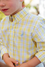 Dean's List Dress Shirt Forsyth Park Plaid with Beale Street Blue Stork