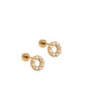 Screwback Stud Earrings - Brinley Pearl