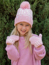 Pink Knit Mittens (Baby/Toddler, Kid)