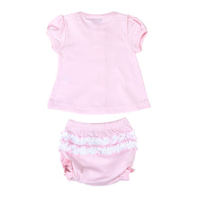 Pink Ruffle Diaper Cover Set
