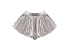 Silver Pleated Skort