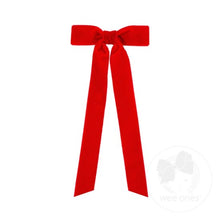 Mini Velvet Longtail Bow (9639)