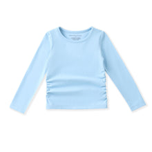 Ocean Blue Ruched Top
