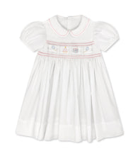 Ruth Ribbon Dress Blessings White, Pleasant Pink