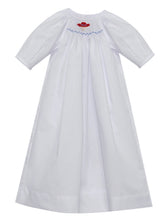 Rebel Red/Blue Smocked Daygown