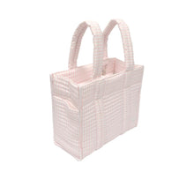 QUILTED MINI GO GO TOTE - PIMLICO STRIPE PINK