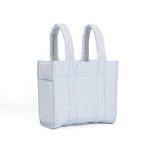 QUILTED MINI GO GO TOTE - PIMLICO STRIPE BLUE