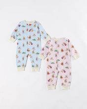 Paxton Playsuit Christmastime Cuties (Blue) with Palmetto Pearl